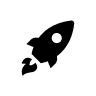 Various startups—rocket icon
